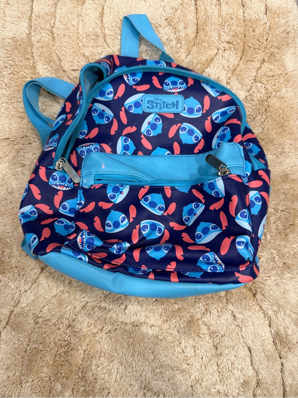 Justice Blue and Aqua Lilo & Stitch Mini Backpack